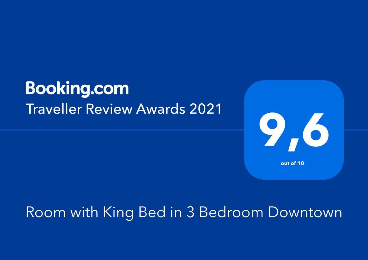 Room With King Bed In Shared 3 Bedroom Downtown 蒙特利尔 外观 照片